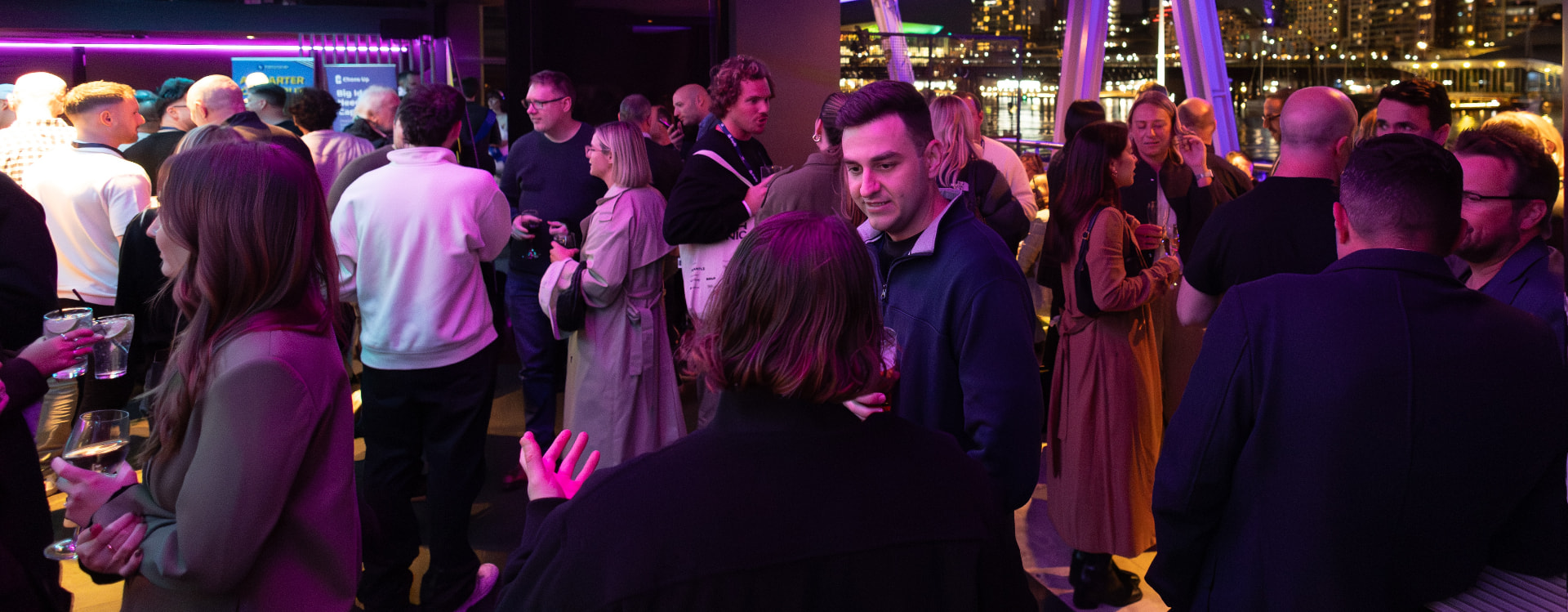 Retail professionals networking at a Retail Community event